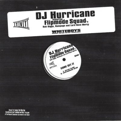 DJ Hurricane / Trick Daddy – Come Get It / For The Thugs (Promo CDS) (2000) (FLAC + 320 kbps)