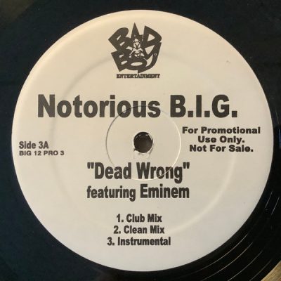 Notorious B.I.G. / Black Rob – Dead Wrong / Whoa (Promo VLS) (1999) (FLAC + 320 kbps)