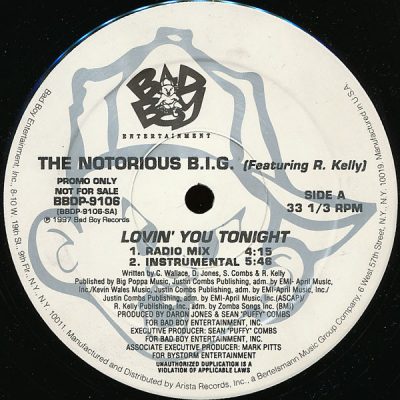 The Notorious B.I.G. – Lovin’ You Tonight (Promo VLS) (1997) (FLAC + 320 kbps)