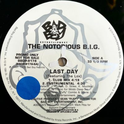 The Notorious B.I.G. – Last Day / I Got A Story To Tell (Promo VLS) (1998) (FLAC + 320 kbps)