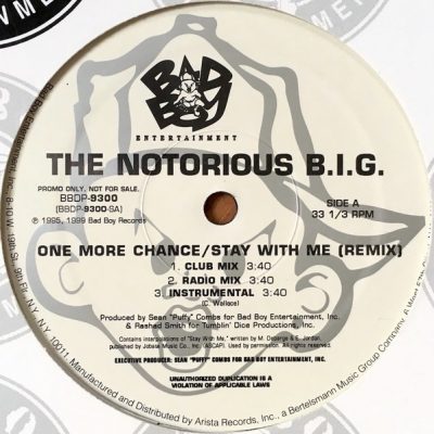 The Notorious B.I.G. – One More Chance / Stay With Me (Remix) (VLS) (1999) (FLAC + 320 kbps)