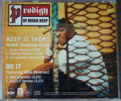 Prodigy – Keep It Thoro (Remix) (Promo CDS) (2000) (FLAC + 320 kbps)