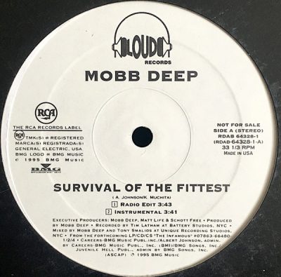 Mobb Deep – Survival Of The Fittest (Promo VLS) (1995) (FLAC + 320 kbps)