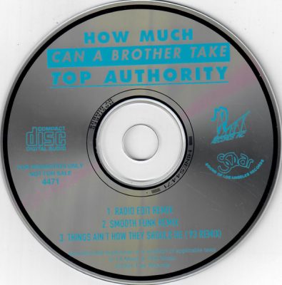 Top Authority – How Much Can A Brother Take (Promo CDS) (1994) (FLAC + 320 kbps)