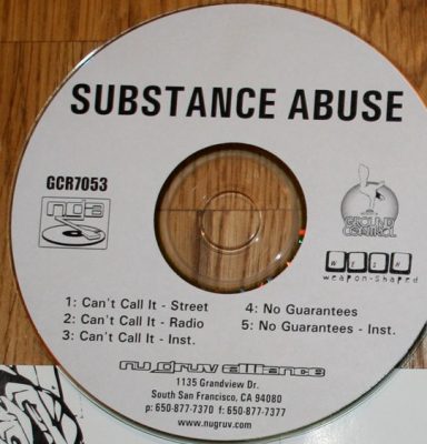 Substance Abuse – Can’t Call It / No Guarantees (Promo CDS) (2002) (FLAC + 320 kbps)