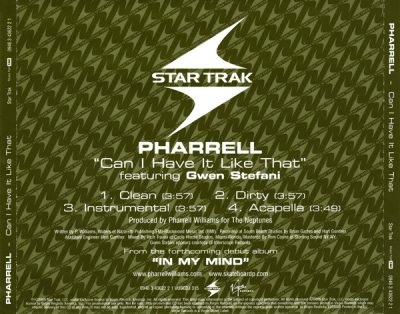 Pharrell – Can I Have It Like That (Promo CDS) (2005) (FLAC + 320 kbps)