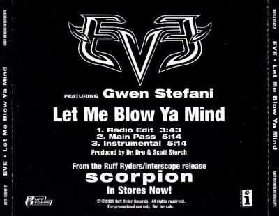 Eve – Let Me Blow Ya Mind (Promo CDS) (2001) (FLAC + 320 kbps)