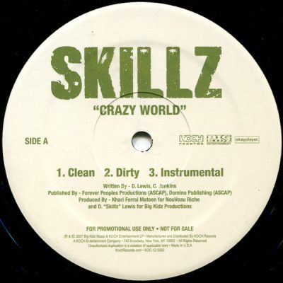 Skillz – Crazy World (Promo VLS) (2007) (FLAC + 320 kbps)