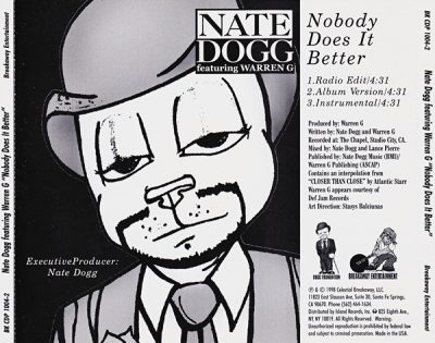 Nate Dogg – Nobody Does It Better (Promo CDS) (1998) (FLAC + 320 kbps)