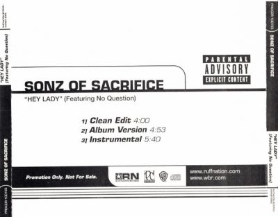 Sonz Of Sacrifice – Hey Lady (Promo CDS) (2000) (FLAC + 320 kbps)