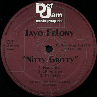 Jayo Felony – Nitty Gritty (Promo VLS) (1998) (FLAC + 320 kbps)