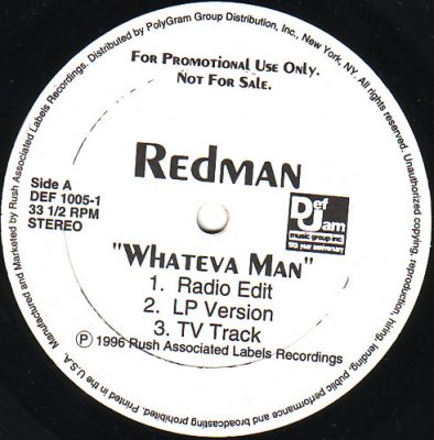 Redman – Whateva Man (Promo VLS) (1996) (FLAC + 320 kbps)