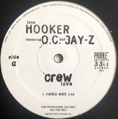 Tone Hooker – Crew Love (Promo VLS) (1997) (FLAC + 320 kbps)