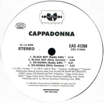 Cappadonna – Black Boy (Promo VLS) (1998) (FLAC + 320 kbps)