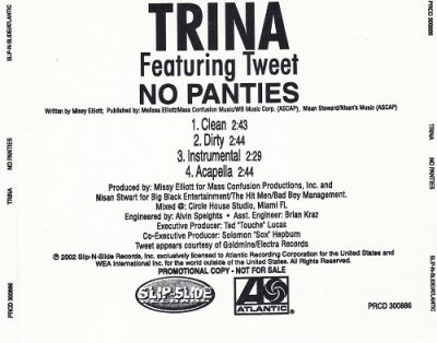 Trina – No Panties (Promo CDS) (2002) (FLAC + 320 kbps)