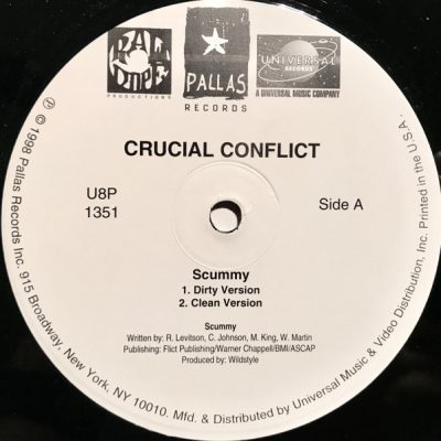Crucial Conflict – Scummy (Promo VLS) (1998) (FLAC + 320 kbps)