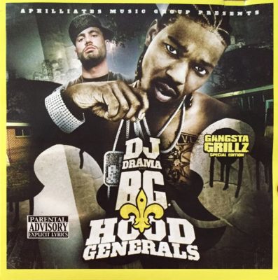 B.G. & DJ Drama – Gangsta Grillz: Hood Generals (CD) (2008) (FLAC + 320 kbps)