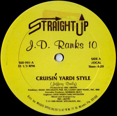J.D. Ranks 10 – Cruisin Yardi Style (WEB Single) (1988) (320 kbps)