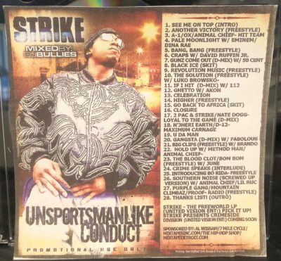 Strike & DJ Bullies – Unsportsmanlike Conduct (CD) (2005) (FLAC + 320 kbps)