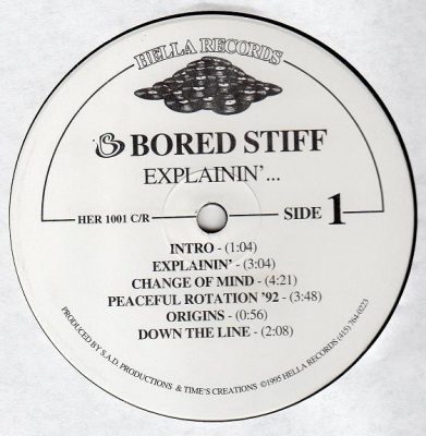 Bored Stiff – Explainin’… (Vinyl) (1995) (FLAC + 320 kbps)