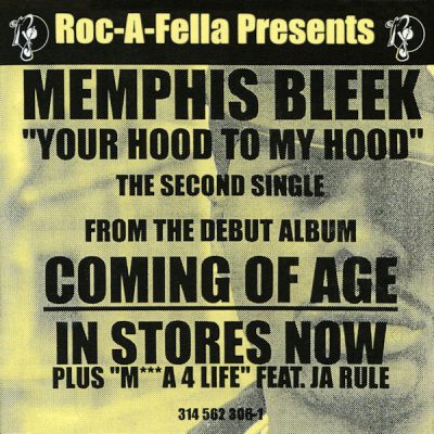 Memphis Bleek – My Hood To Your Hood (Promo VLS) (1999) (FLAC + 320 kbps)