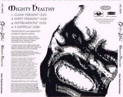 Ghostface Killah – Mighty Healthy (Promo CDS) (1999) (FLAC + 320 kbps)