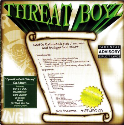 Threat Boyz – Operation Gettin Money (CD) (2005) (FLAC + 320 kbps)