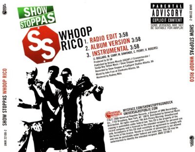 Show Stoppas – Whoop Rico (Promo CDS) (2008) (FLAC + 320 kbps)