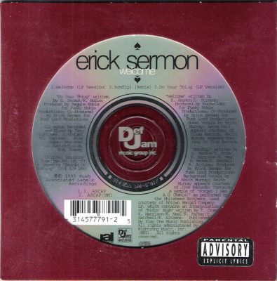 Erick Sermon – Welcome (CDM) (1995) (FLAC + 320 kbps)