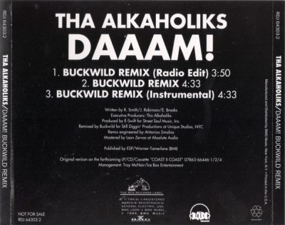 Tha Alkaholiks – Daaam! (Buckwild Remix) (Promo CDS) (1995) (FLAC + 320 kbps)