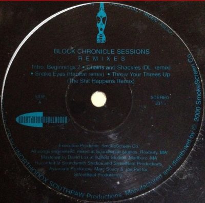 VA – Block Chronicle Sessions (Remixes) (Vinyl) (2000) (FLAC + 320 kbps)