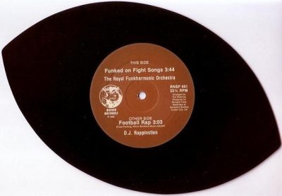 DJ Rappinstien / The Royal Funkharmonic Orchestra – Football Rap / Runked On Fight Songs (VLS) (1982) (FLAC + 320 kbps)