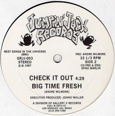 Tee Trap / Big Time Fresh – Idiot / Check It Out (VLS) (1987) (FLAC + 320 kbps)