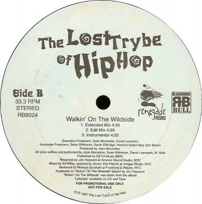 The Lost Trybe of Hip Hop – Pressure / Walkin’ On The Wildside (Promo VLS) (1997) (FLAC + 320 kbps)