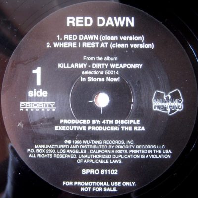 Killarmy – Red Dawn / Where I Rest At (Promo VLS) (1998) (FLAC + 320 kbps)