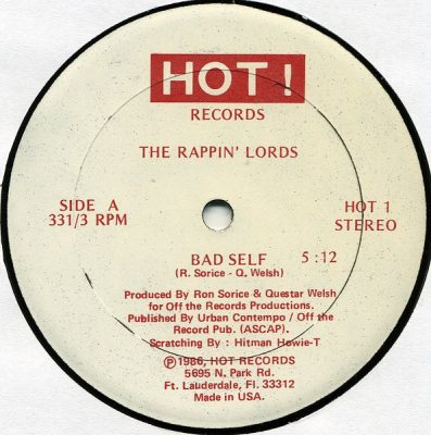 The Rappin’ Lords – Bad Self (WEB Single) (1986) (320 kbps)