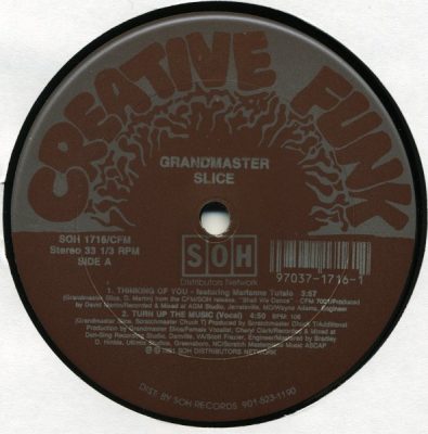 Grandmaster Slice – Thinking Of You / Turn Up The Music (WEB Single) (1991) (320 kbps)