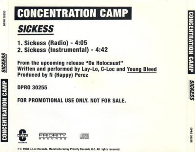 Concentration Camp – Sickness (Promo CDS) (1998) (FLAC + 320 kbps)
