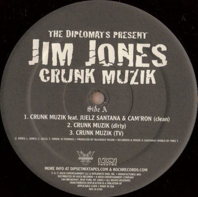 Jim Jones – Crunk Muzik (VLS) (2004) (FLAC + 320 kbps)