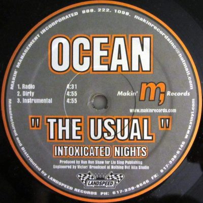 Ocean – The Usual (Intoxicated Nights) / The Usual (Sober Nights) (VLS) (2000) (FLAC + 320 kbps)