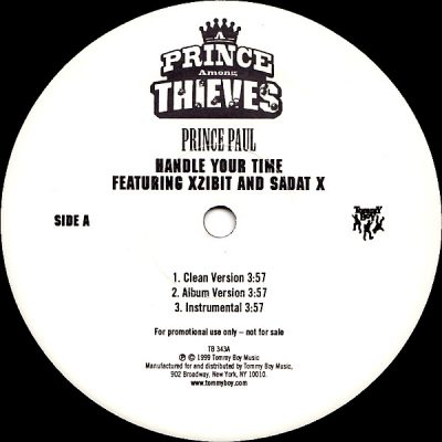 Prince Paul – Handle Your Time (Promo VLS) (1999) (FLAC + 320 kbps)