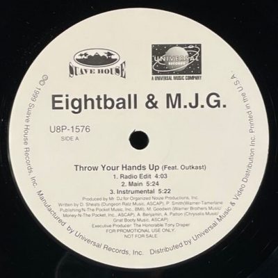 8Ball & MJG – Throw Your Hands Up / Armed Robbery (Promo VLS) (1999) (FLAC + 320 kbps)