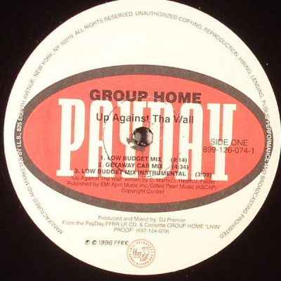 Group Home – Up Against Tha Wall / Inna City Life (VLS) (1996) (FLAC + 320 kbps)