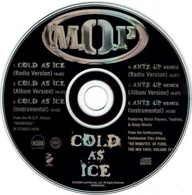 M.O.P. – Cold As Ice / Ante Up (Remix) (Promo CDS) (2000) (FLAC + 320 kbps)